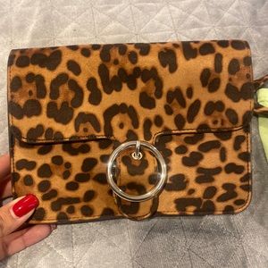 Cheetah print crossbody